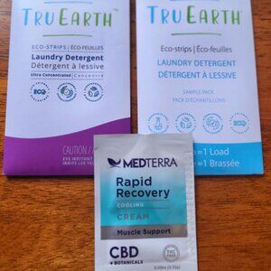 TruEarth Laundry Sheets/CBD Cooling Cream